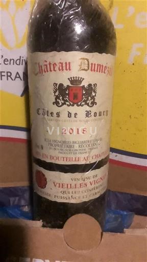 Burdeos Côtes-de-bourg Château Dumezil 2018