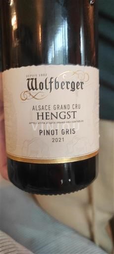 Elzas Alsace Grand Cru Grand Cru Wolfberger Hengst 2021