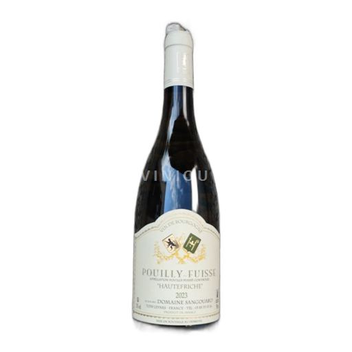 Vin Blanc sec Hautefriche Domaine Sangouard 2023 France Bourgogne Pouilly-fuissé AOC