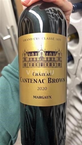 Bordeaux Margaux Grand Cru Château Cantenac Brown 2020