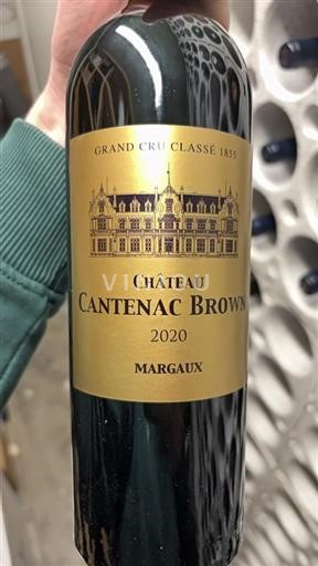Bordeaux Margaux Grand Cru Château Cantenac Brown 2020