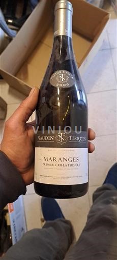 Bourgondië Maranges Premier Cru Domaine Naudin Tiercin 2008