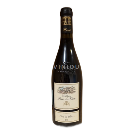 Vin Rouge sec Tête de Belier Château Puech-Haut 2021 France Languedoc Coteaux du Languedoc AOC