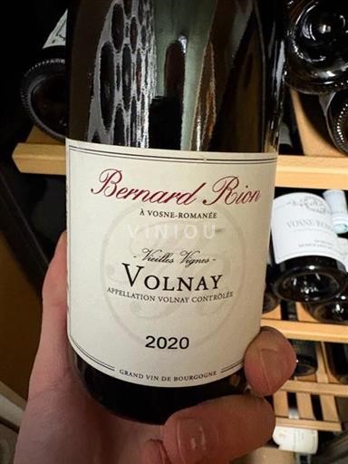 Bourgondië Volnay Domaine Bernard Rion Vieilles Vignes 2020