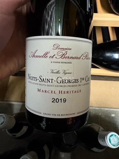 Burgund Nuits-Saint-Georges Premier Cru Armelle Et Bernard Rion Marcel Héritage Vieilles Vignes 2019