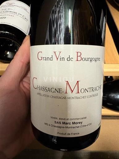 Bourgogne Chassagne-Montrachet Domaine Marc Morey 2020