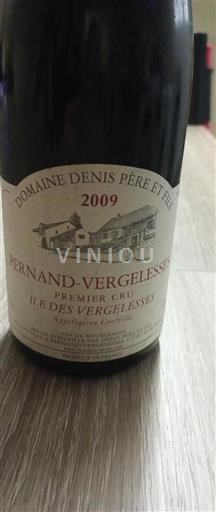 Borgonha Pernand-vergelesses Premier Cru Denis Père Et Fils Ile des Vergelesses 2009