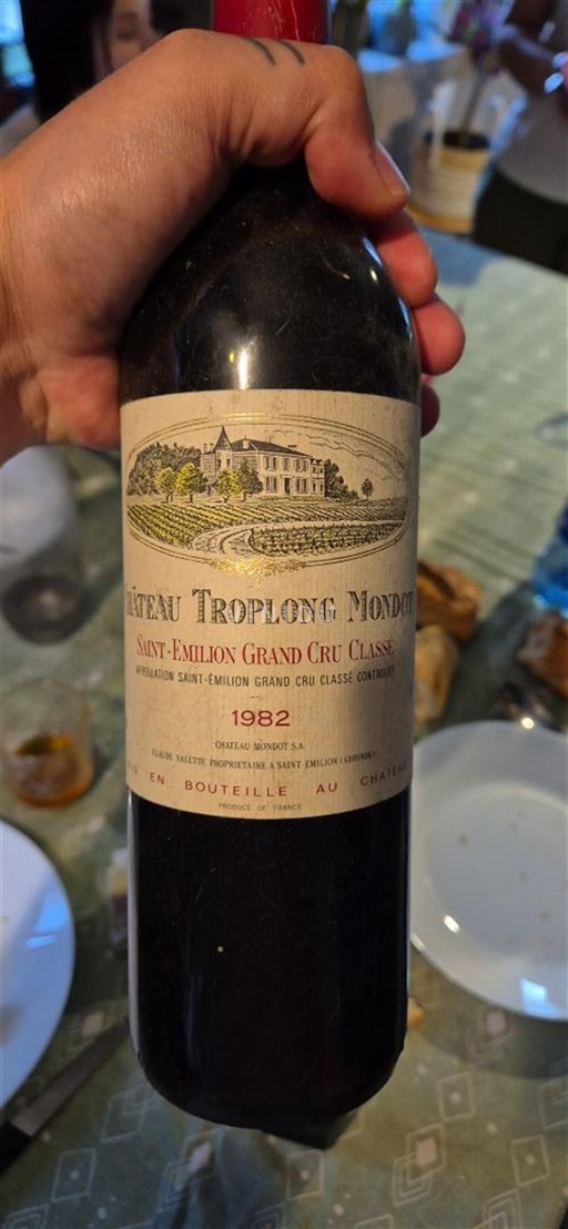 Bordeaux Saint-Émilion Grand Cru Grand Cru Château Troplong Mondot 1982