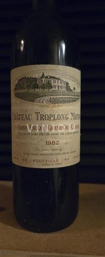Bordeaux Saint-Émilion Grand Cru Grand Cru Château Troplong Mondot 1982