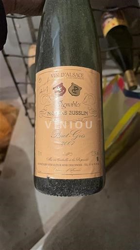 Alsace Không được chỉ định Nicolas Zusslin Pinot Gris 2007