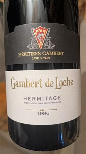 Údolí Rhôny Hermitage Héritiers Gambert Gambert de Loche 1996