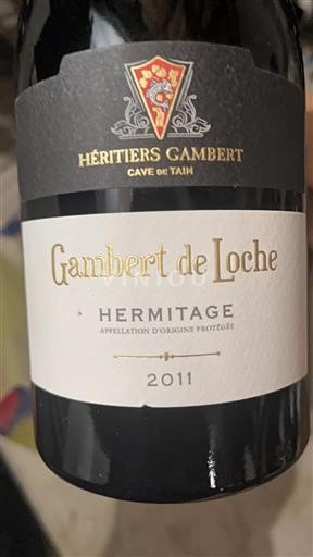 Údolí Rhôny Hermitage Héritiers Gambert Gambert de Loche 2011