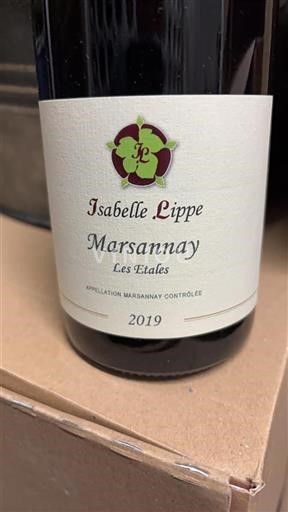 Vin Rouge sec Les Etales Isabelle Lippe 2019 France Bourgogne Marsannay AOC