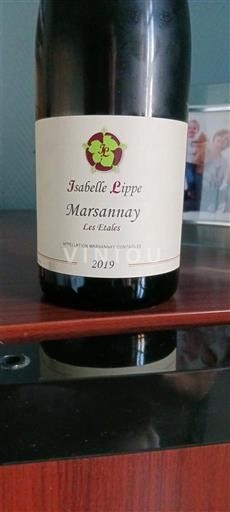 Wines Rouge sec Les Etales Isabelle Lippe 2019 France Burgundy Marsannay AOC