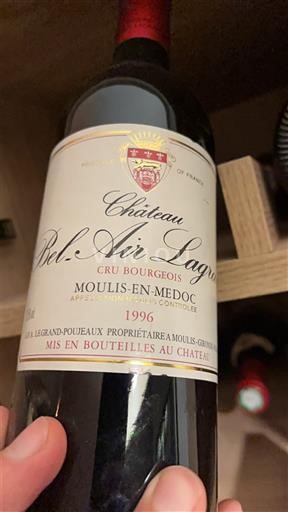Bordeaux Moulis-en-Médoc Château Bel Air Lagrave 1996