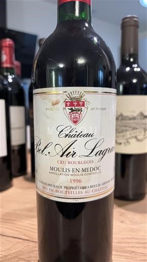 Bordeaux Moulis-en-Médoc Château Bel Air Lagrave 1996