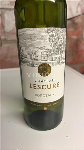Bordeaux Château Lescure Neleten.