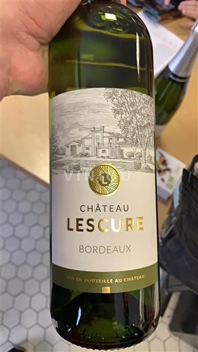 Bordeaux Château Lescure Neleten.
