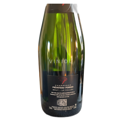 Vin Effervescent Blanc brut Brut - La Vallée Champagne Prévoteau-Perrier Non millésimé France Champagne AOC