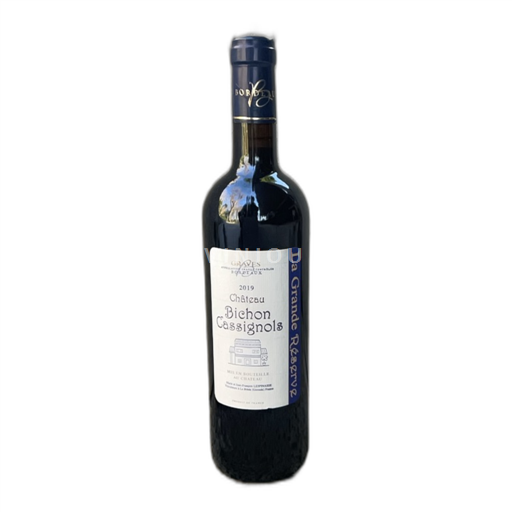Vin Rouge sec La Grande Réserve Château Bichon Cassignols 2019 France Bordeaux Graves AOC