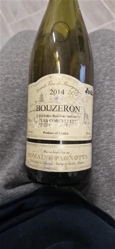 Bourgogne Bouzeron Domaine Pagnotta Les Corcelles 2014
