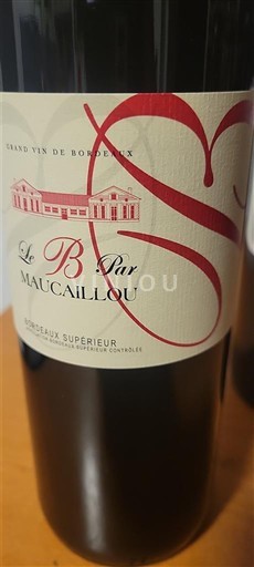 Bordeaux Bordeaux Supérieur Château Maucaillou Le B 2019