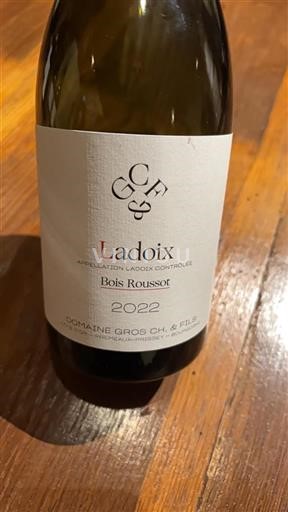 Borgonha Ladoix Domaine Gros Ch. & Fils Bois Roussot 2022