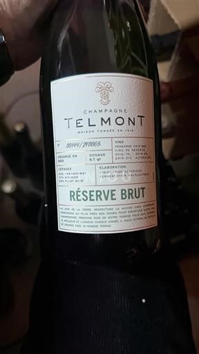 Champaña No especificado Telmont Réserve Brut 2017