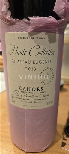 Sud-Ouest Cahors Château Eugénie Haute Collection 2013