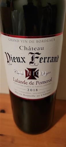 Bordeaux Lalande-de-Pomerol Vieux Ferrand Legta 2018