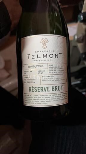 Champaña No especificado Telmont Réserve Brut Sin añada