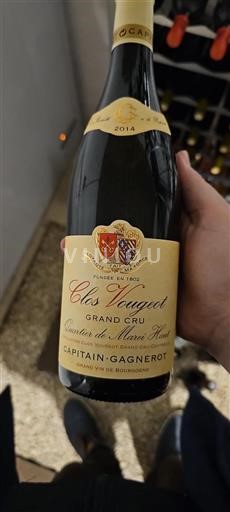 Borgogna Clos-de-vougeot Grand Cru Capitaingagnerot 2014