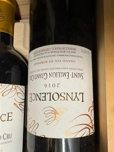 Bordéus Saint-Émilion Grand Cru Grand Cru Lynsolence 2016