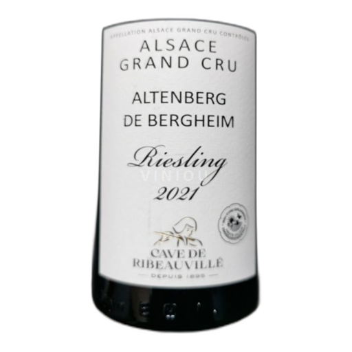 Vin Blanc sec Riesling Altenberg de Bergheim Cave de Ribeauvillé 2021 France Alsace Alsace Grand Cru AOC