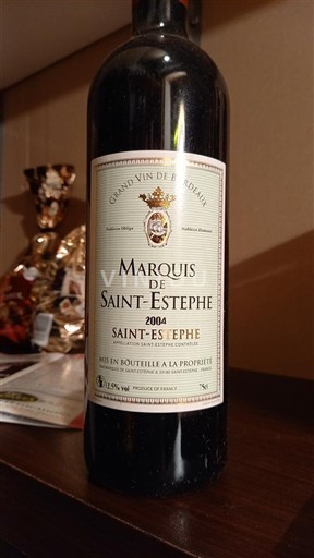 Bordeaux Saint-Estèphe Marquis De Saintestèphe 2004