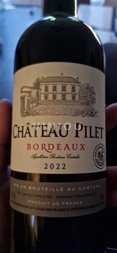 Burdeos Bordeaux Château Pilet 2022