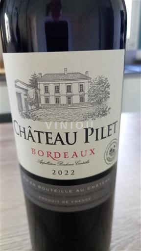 Bordeaux Château Pilet 2022