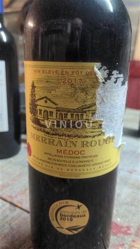 Bordeaux Médoc Merrain Rouge 2017