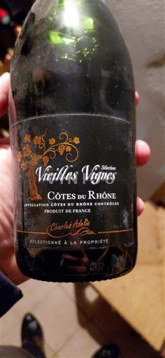 Rhône-dalen Côtes-du-Rhône Charle Adelin Vieilles Vignes 2019