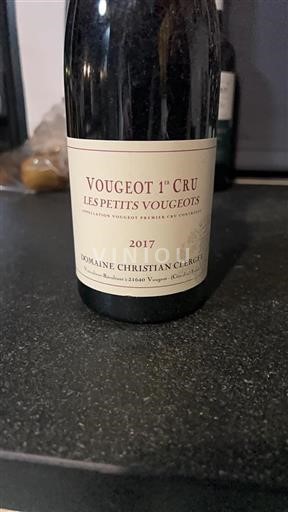 Borgogna Non specificato Premier Cru Domaine Christian Clerget Les Petits Vougeots 2017