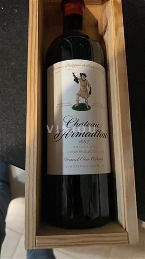 Bordéus Pauillac Grand Cru Château Armailhac 2017