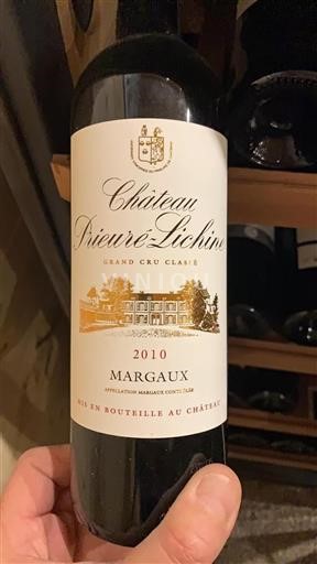 Bordeaux Margaux Grand Cru Château Prieurélichine 2010