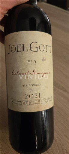 Kalifornijske AVA Ni doloceno Joel Gott 815 2021