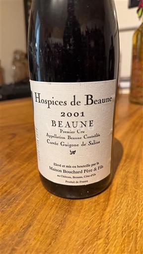 Burgundsko Beaune Premier Cru Hospices De Beaune Guigone de Salins 2001