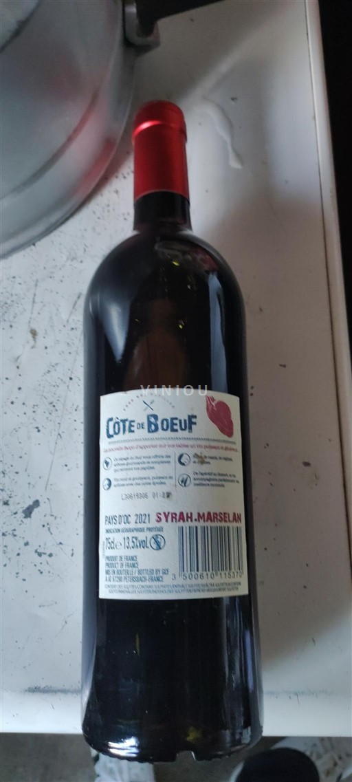 Languedoc-Roussillon Pays d'Oc Cote De Bœuf 2021