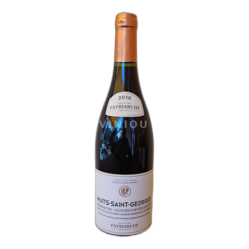 Bourgogne Nuits-Saint-Georges Patriarche Premier cru -clos des corvées pagets 2016