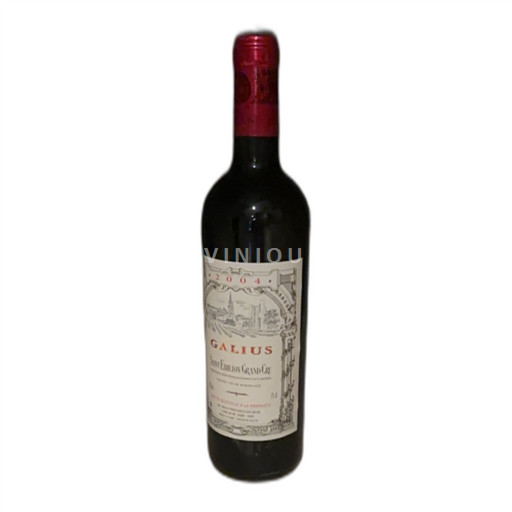 Vin Rouge sec Galius 2004 France Bordeaux Saint-Émilion Grand Cru AOC Grand Cru