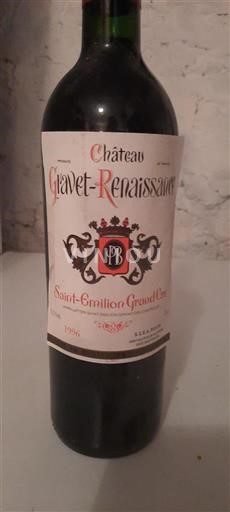 Bordeaux Saint-Émilion Grand Cru Grand Cru Château Gravetrenaissance 1996