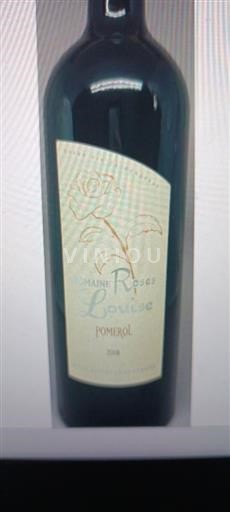 Bordeaux Pomerol Domaine Roses Louise 2018