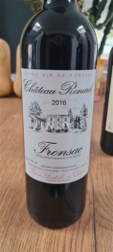 Bordeaux Fronsac Château Renard 2016